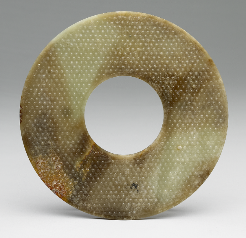 南宋 蒲纹玉璧 台北故宫博物院馆藏